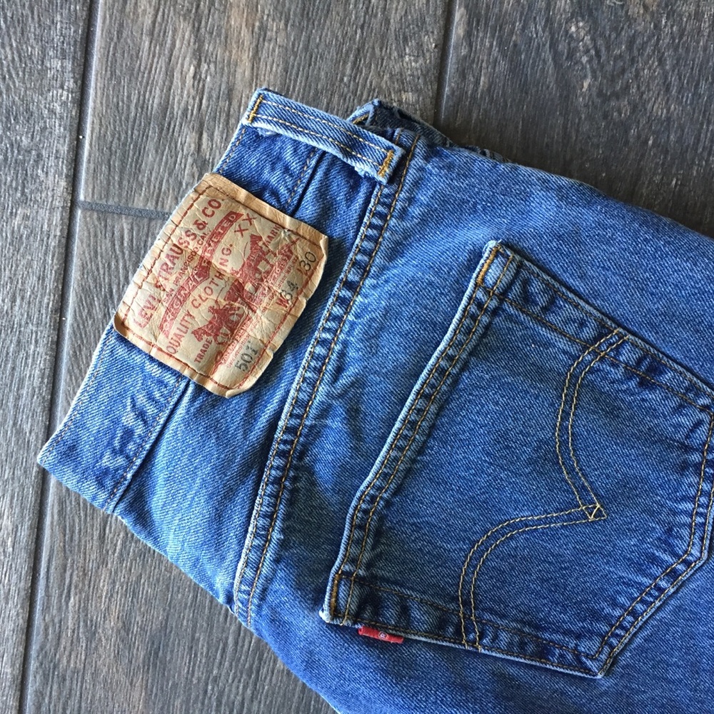 Levi’s 501 high waisted jeans